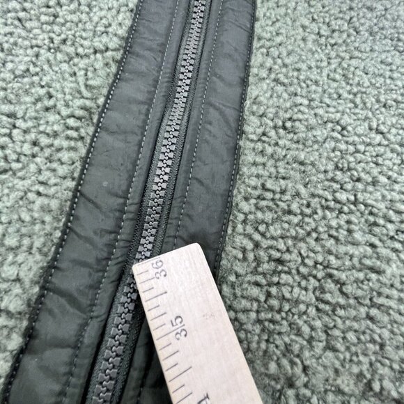 Nike Sherpa Fleece Jacket Women’s Medium Full Zip Green Track Running Athletic - Picture 7 of 13